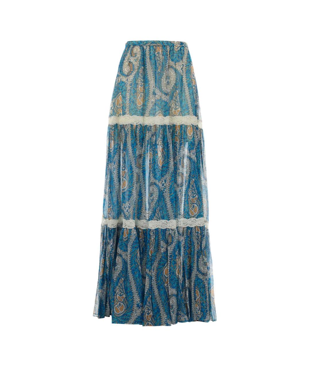 ETRO Мульти шелковая юбка макси, фото 1