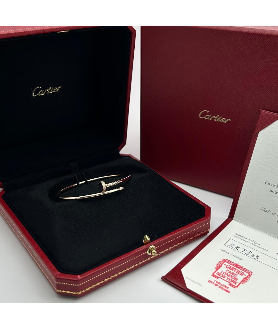 CARTIER Золотой браслет из розового золота, фото 2