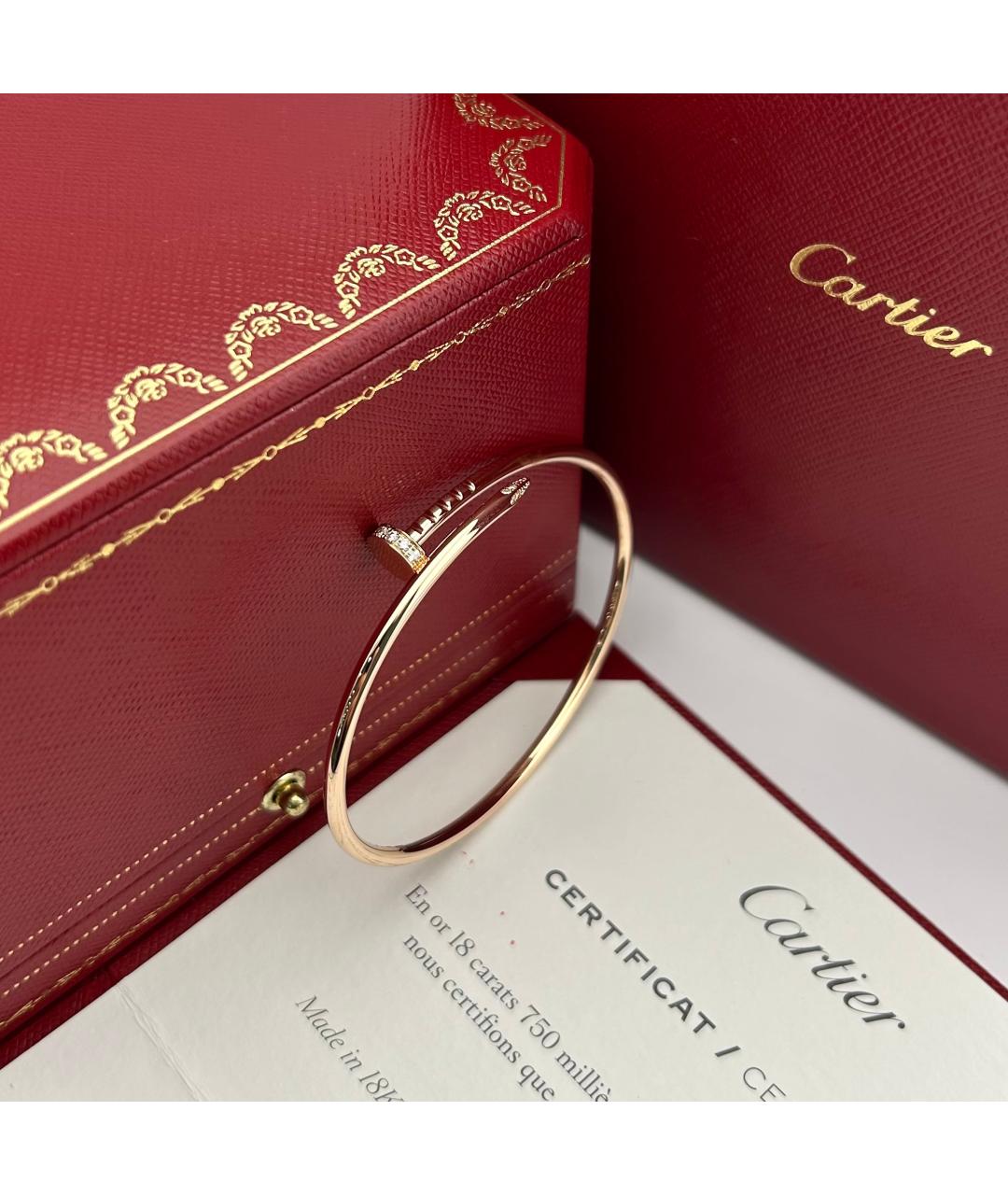 CARTIER Золотой браслет из розового золота, фото 5