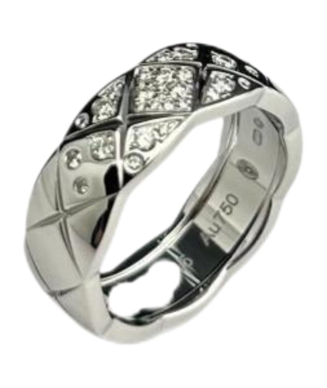 CHANEL Серебряное кольцо из белого золота, фото 1