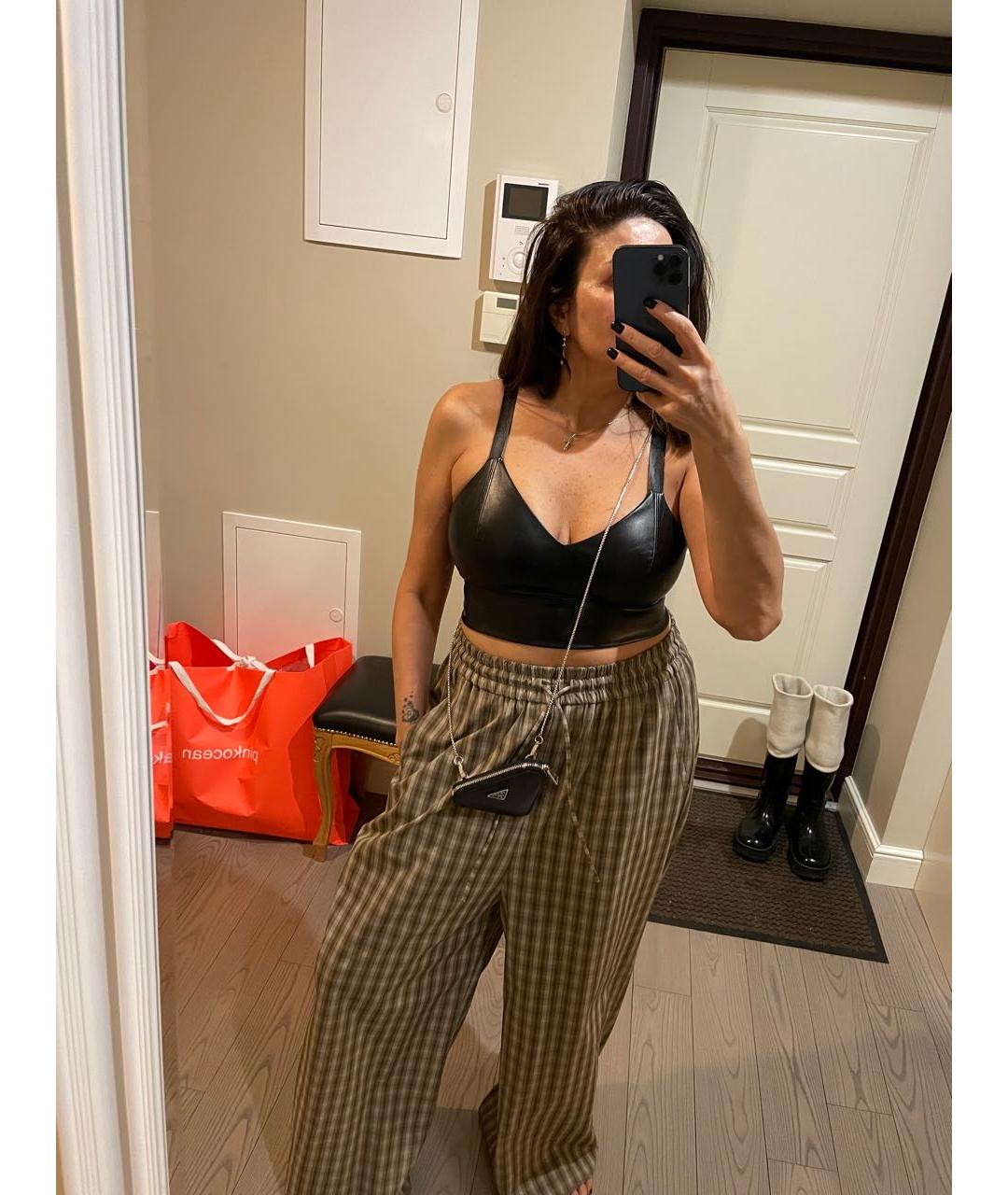 WOLFORD Черный кожаный корсет, фото 5