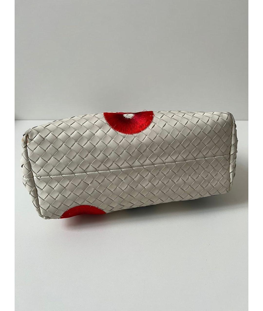 BOTTEGA VENETA Бежевая кожаная поясная сумка, фото 3