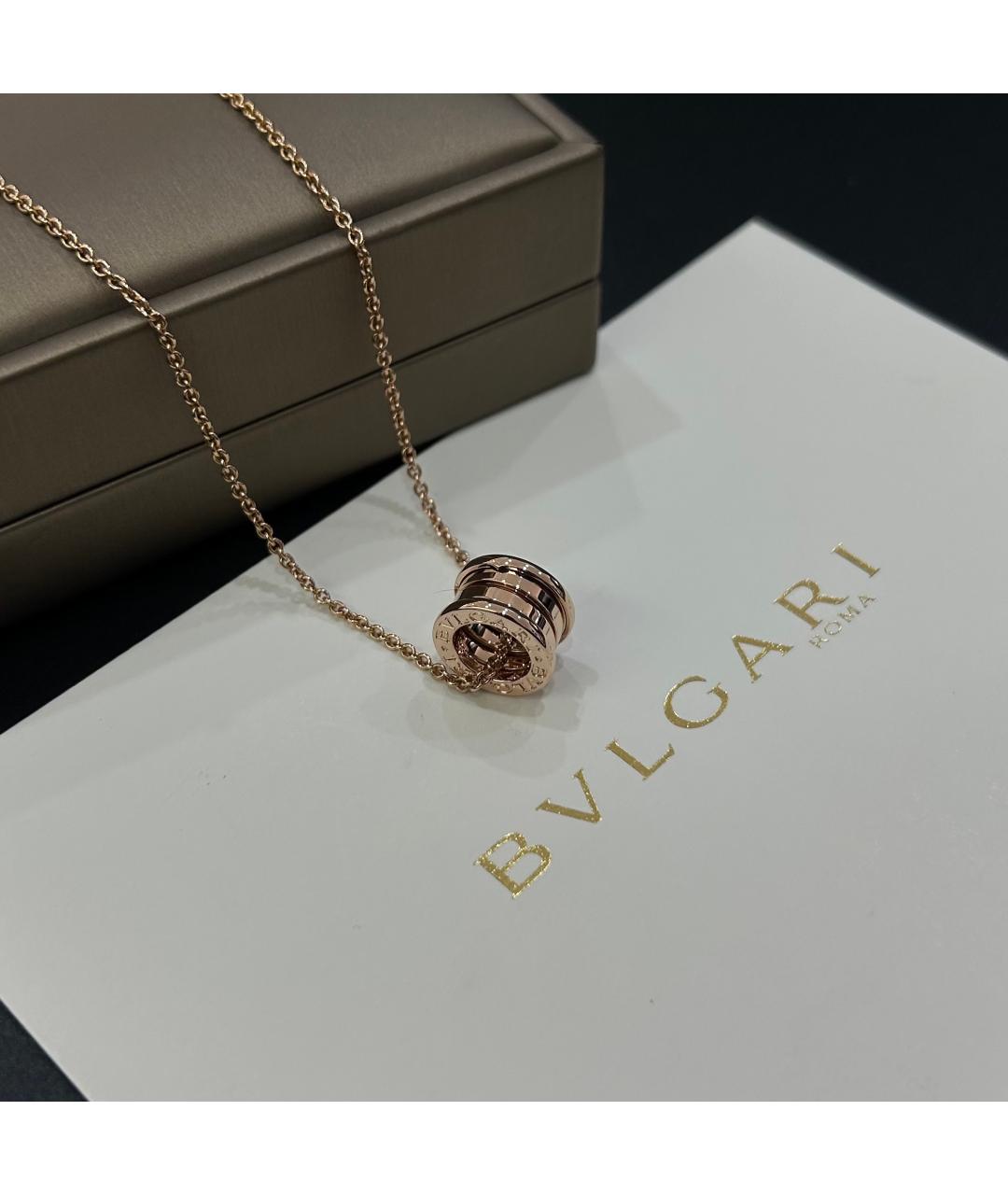 BVLGARI Золотая подвеска из розового золота, фото 6