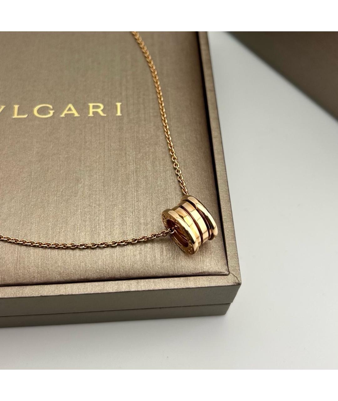 BVLGARI Золотая подвеска из розового золота, фото 5