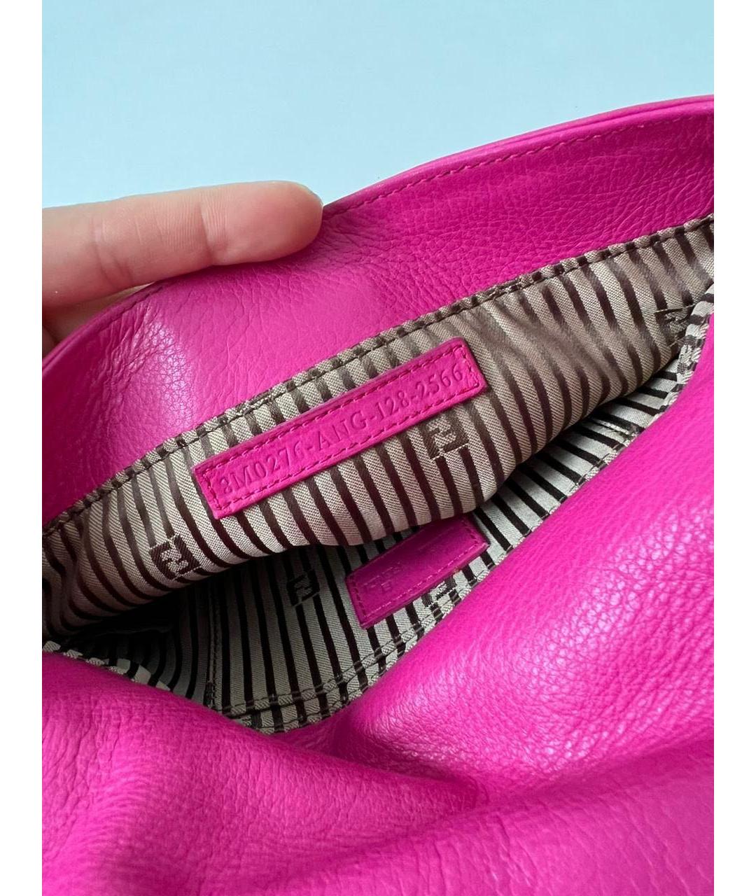 FENDI Фуксия поясная сумка, фото 7