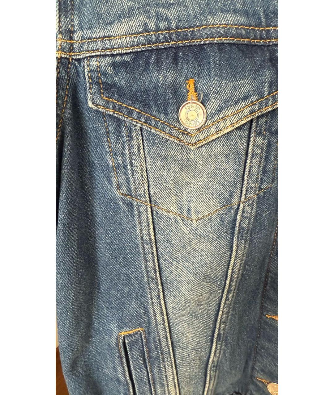 LIU JO Голубая деним куртка, фото 4