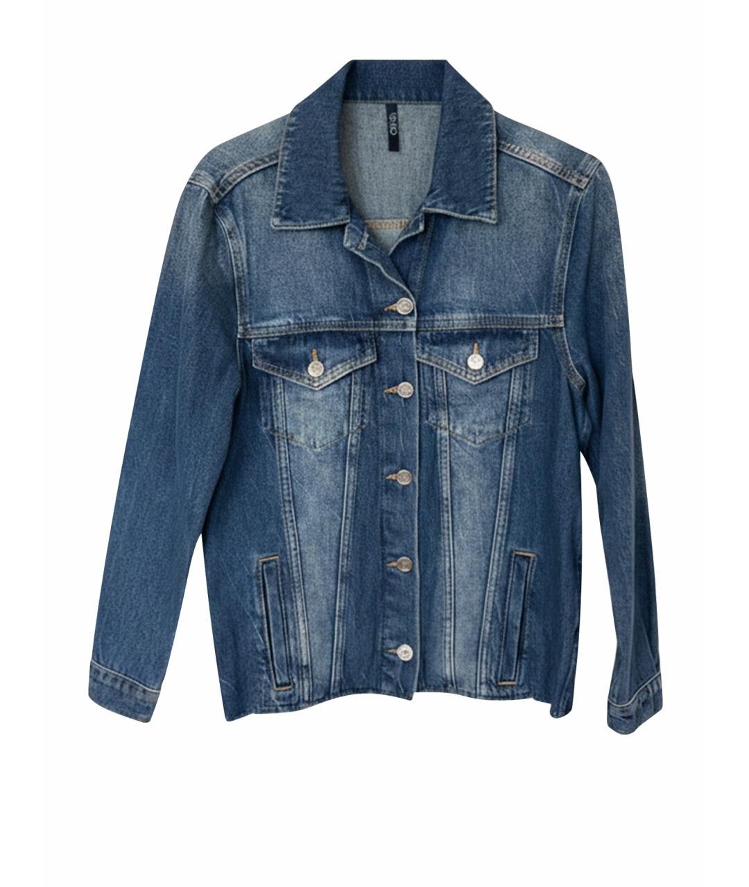 LIU JO Голубая деним куртка, фото 1