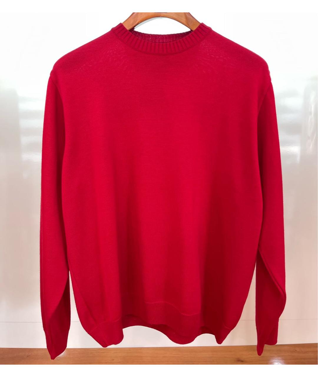 PAUL & SHARK Красный шерстяной джемпер / свитер, фото 6
