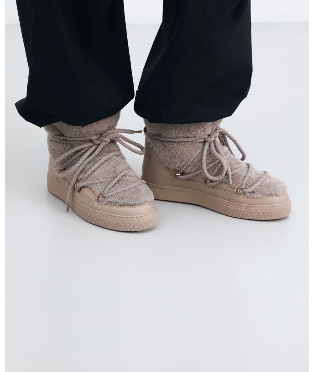 INUIKII Бежевые ботинки, фото 5