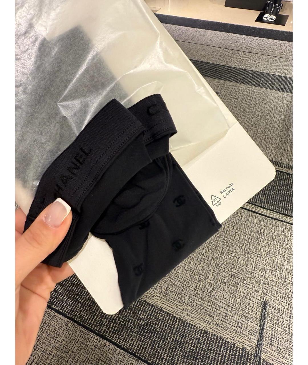 CHANEL Черные носки, чулки и колготы, фото 2