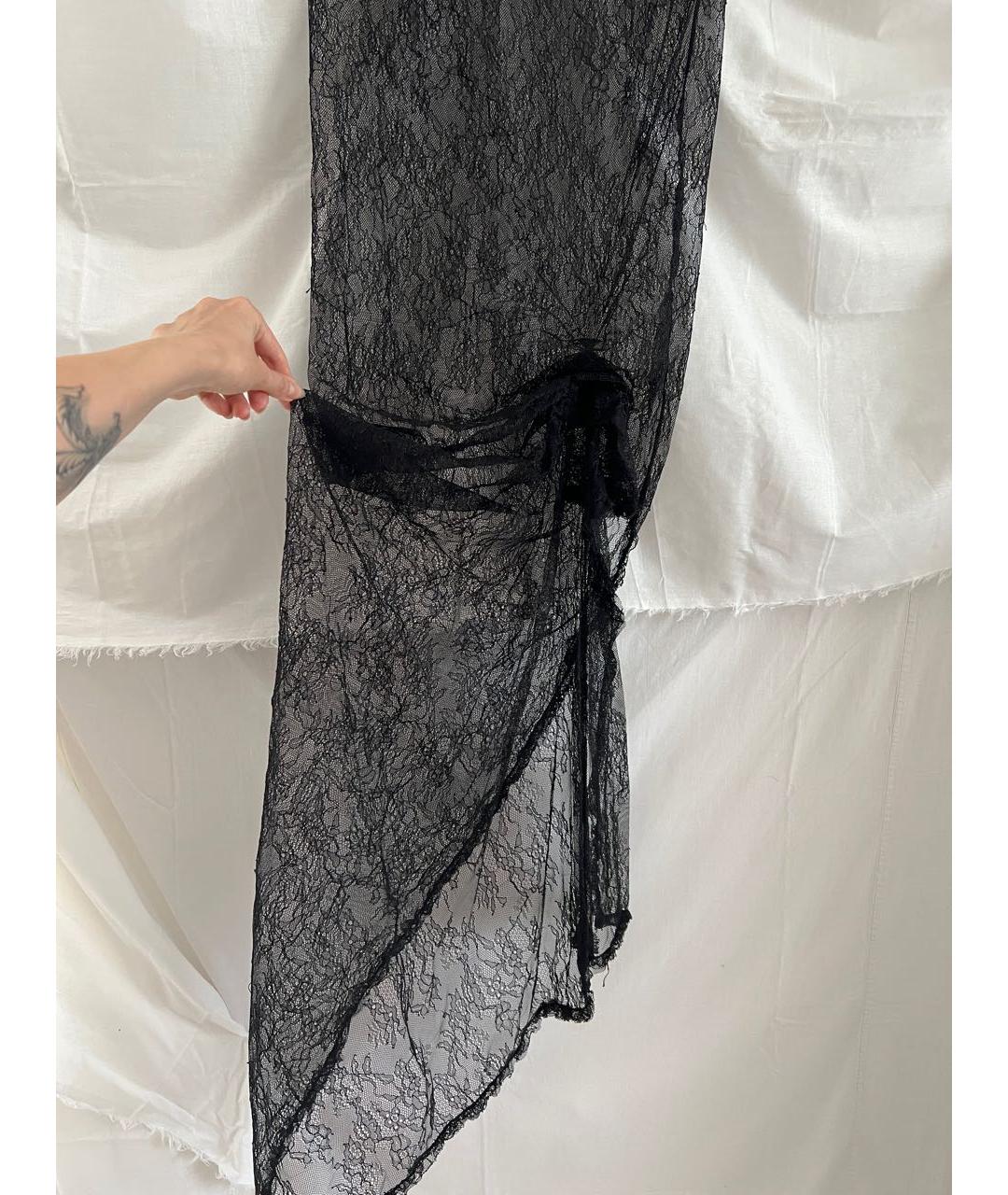 PINKO Черное вискозное коктейльное платье, фото 2