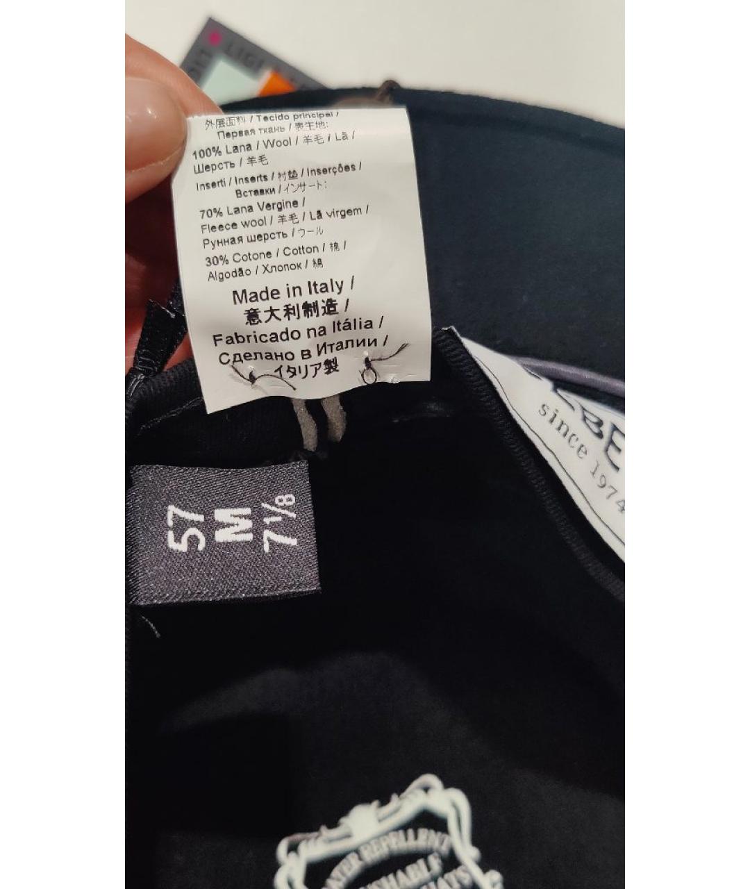 ICEBERG Черная шерстяная шляпа, фото 4