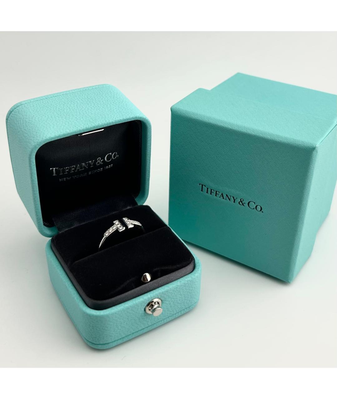 TIFFANY&CO Серебряное кольцо из белого золота, фото 2