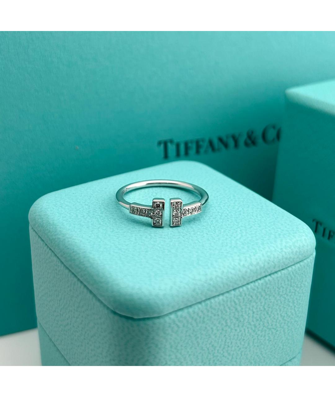 TIFFANY&CO Серебряное кольцо из белого золота, фото 5