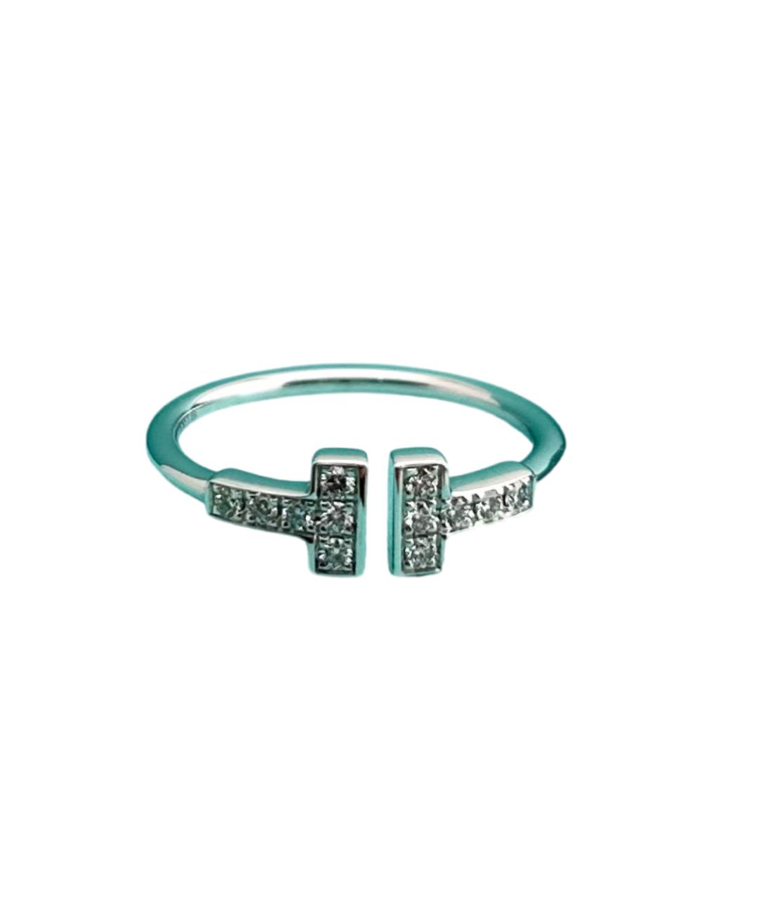 TIFFANY&CO Серебряное кольцо из белого золота, фото 1