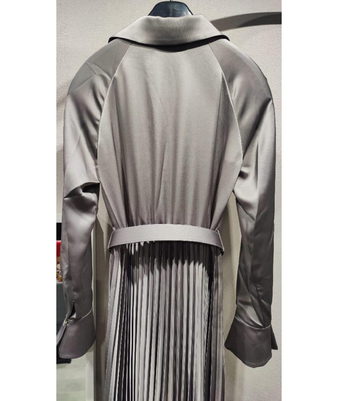 SELF-PORTRAIT Серое полиэстеровое вечернее платье, фото 3