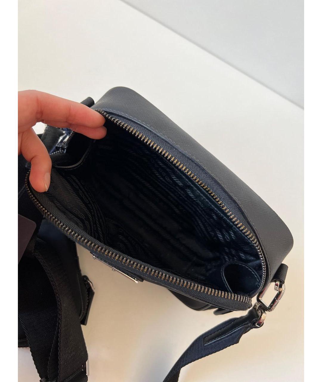 PRADA Черная сумка через плечо, фото 4