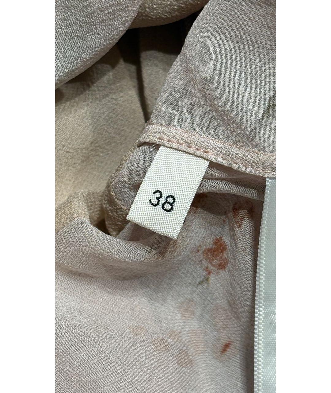 CELINE Розовый шелковый сарафан, фото 5