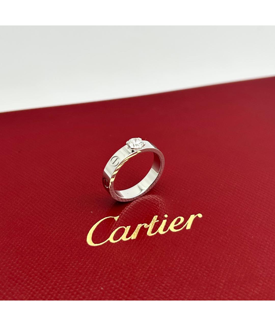 CARTIER Серебряное кольцо из белого золота, фото 5