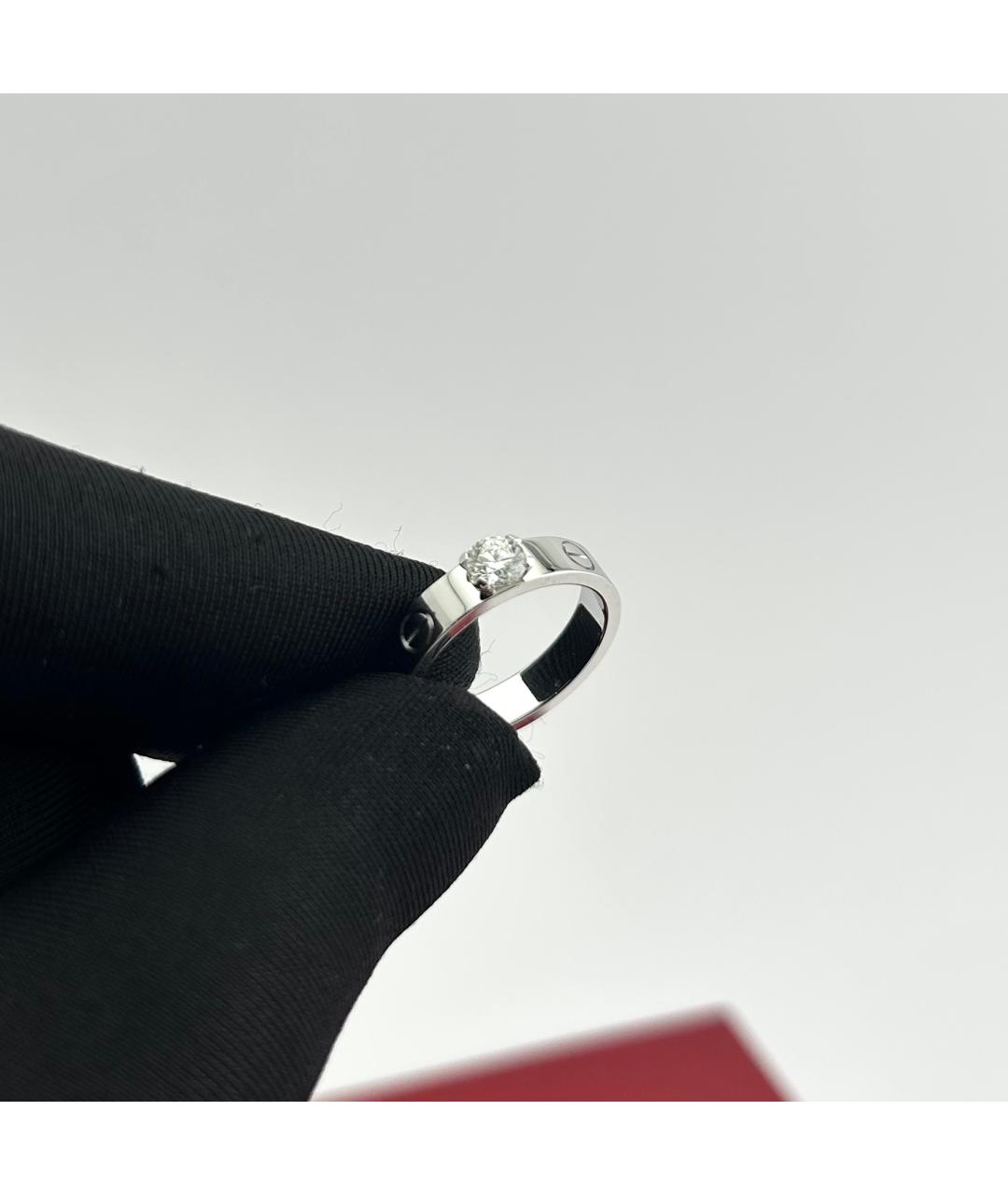 CARTIER Серебряное кольцо из белого золота, фото 4