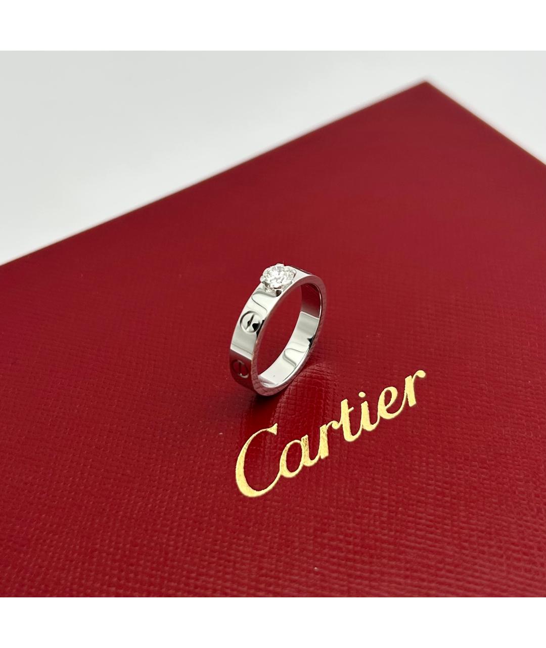CARTIER Серебряное кольцо из белого золота, фото 6