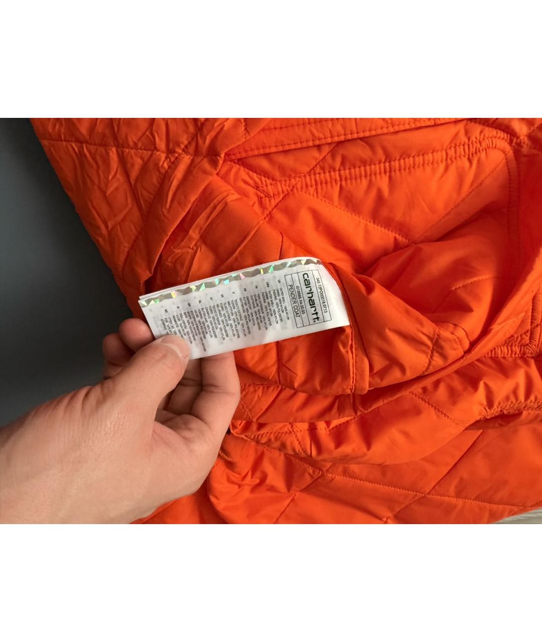 CARHARTT WIP Оранжевая полиэстеровая куртка, фото 5