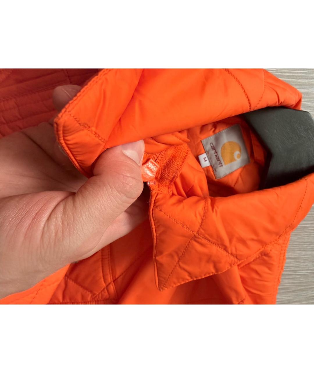 CARHARTT WIP Оранжевая полиэстеровая куртка, фото 6