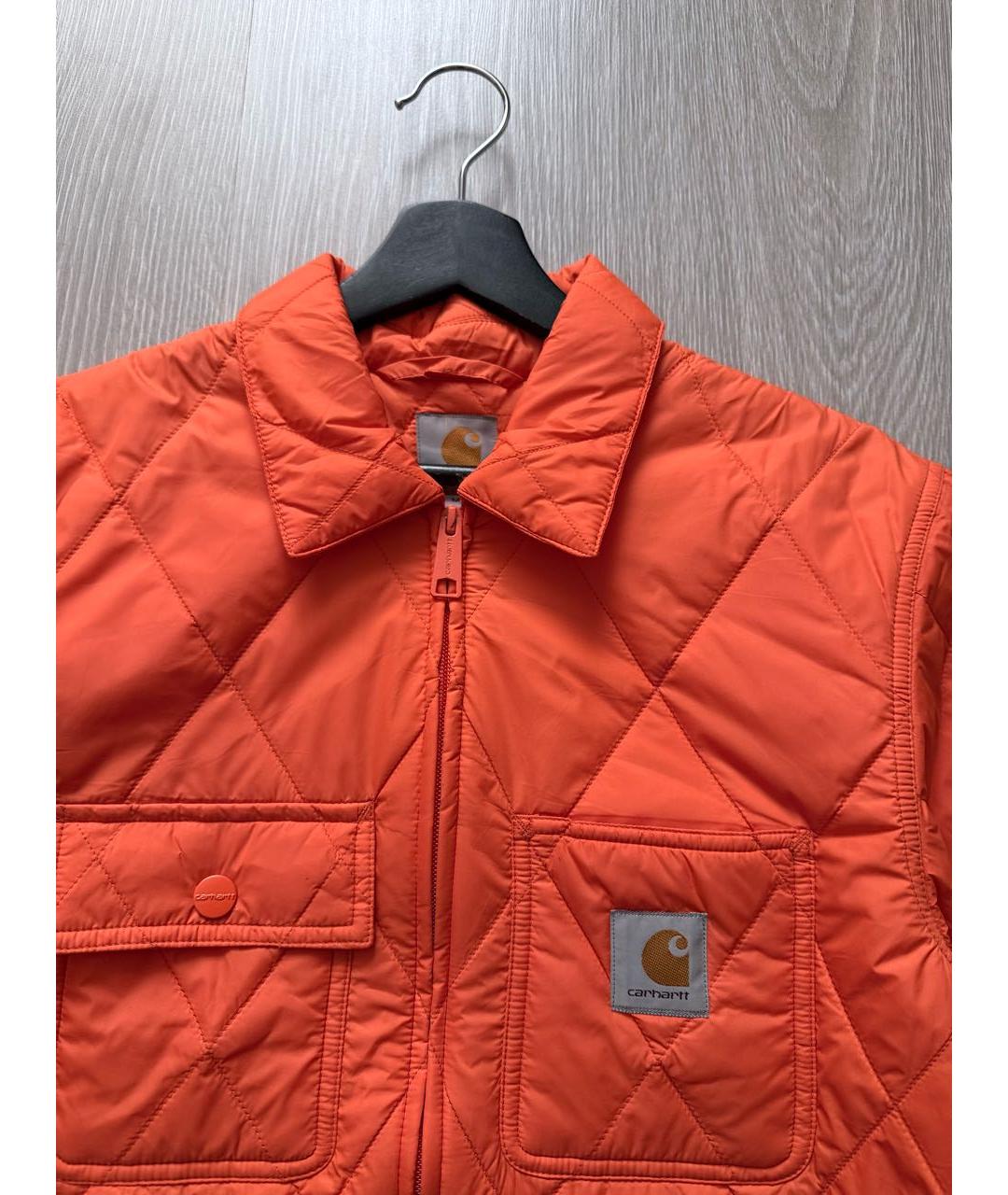 CARHARTT WIP Оранжевая полиэстеровая куртка, фото 3