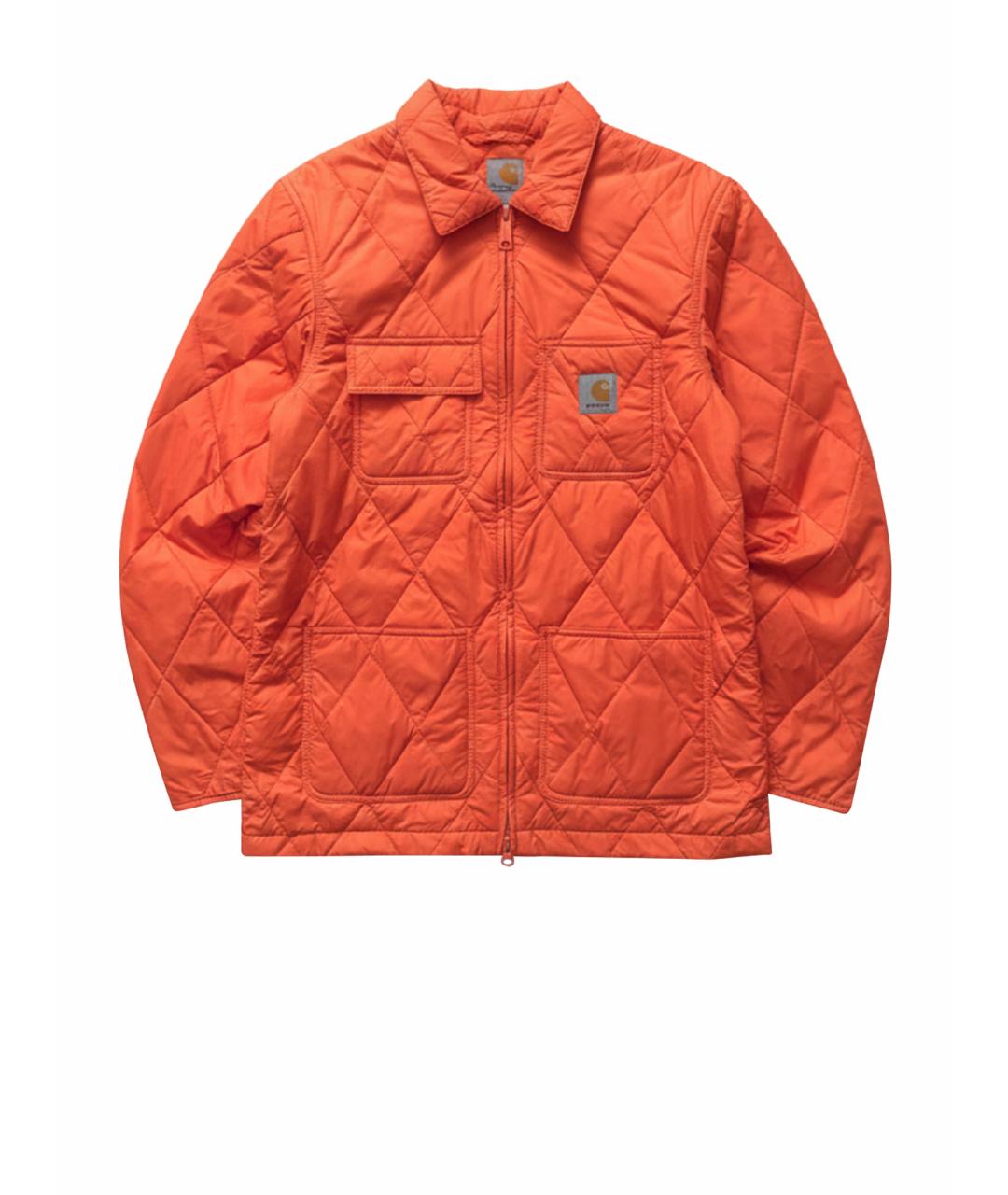 CARHARTT WIP Оранжевая полиэстеровая куртка, фото 1