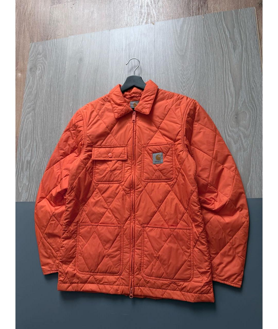 CARHARTT WIP Оранжевая полиэстеровая куртка, фото 2
