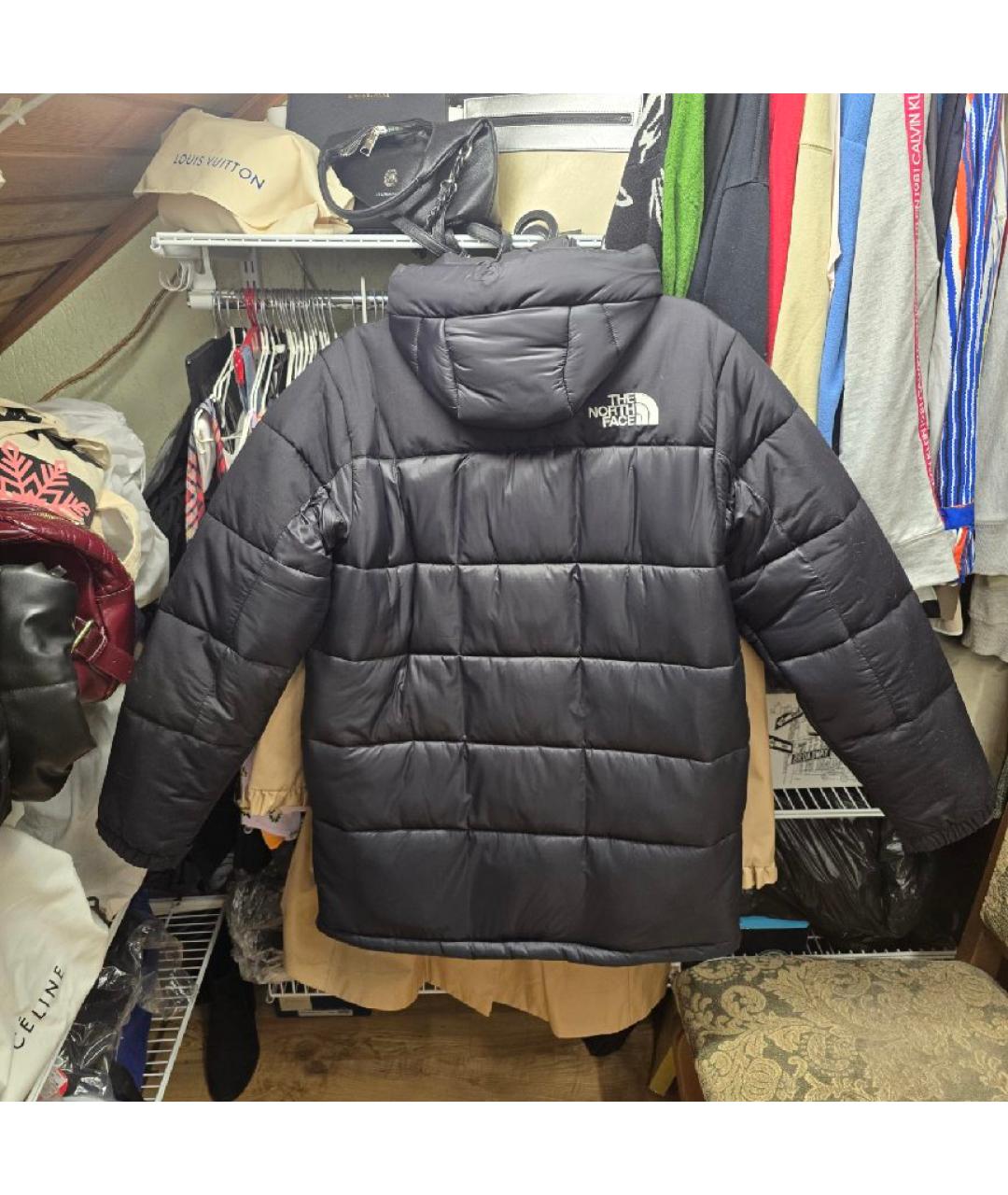 THE NORTH FACE Черный полиэстеровый пуховик, фото 2