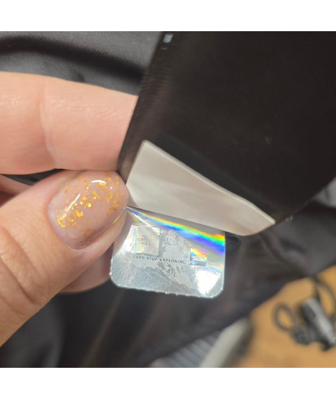 THE NORTH FACE Черный полиэстеровый пуховик, фото 4