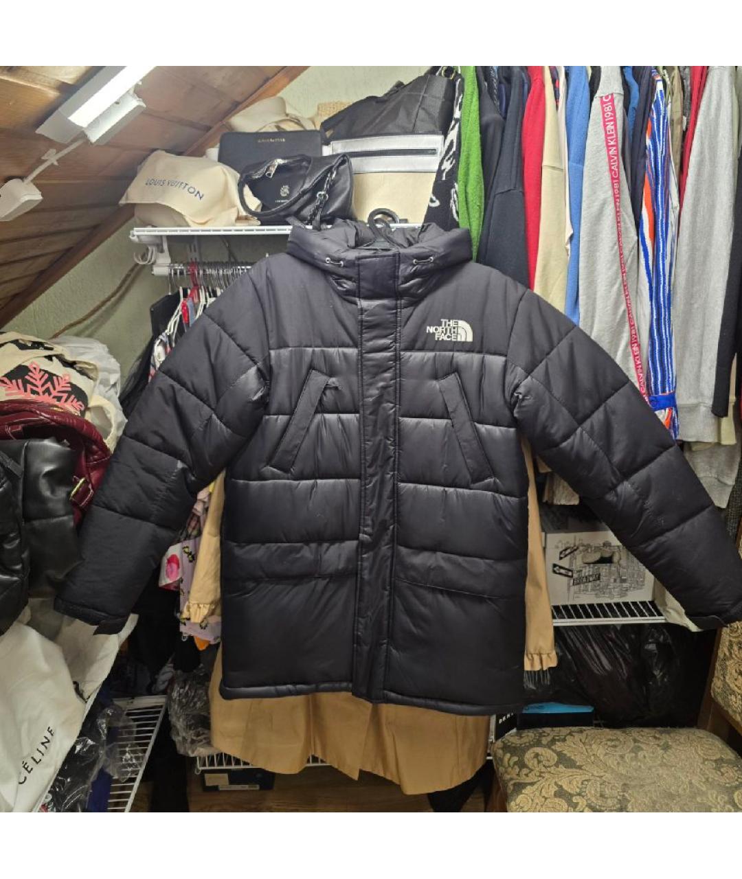 THE NORTH FACE Черный полиэстеровый пуховик, фото 9