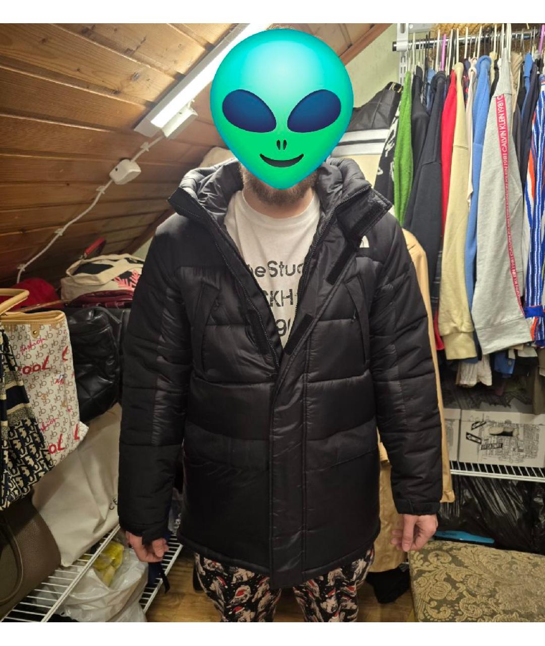 THE NORTH FACE Черный полиэстеровый пуховик, фото 7