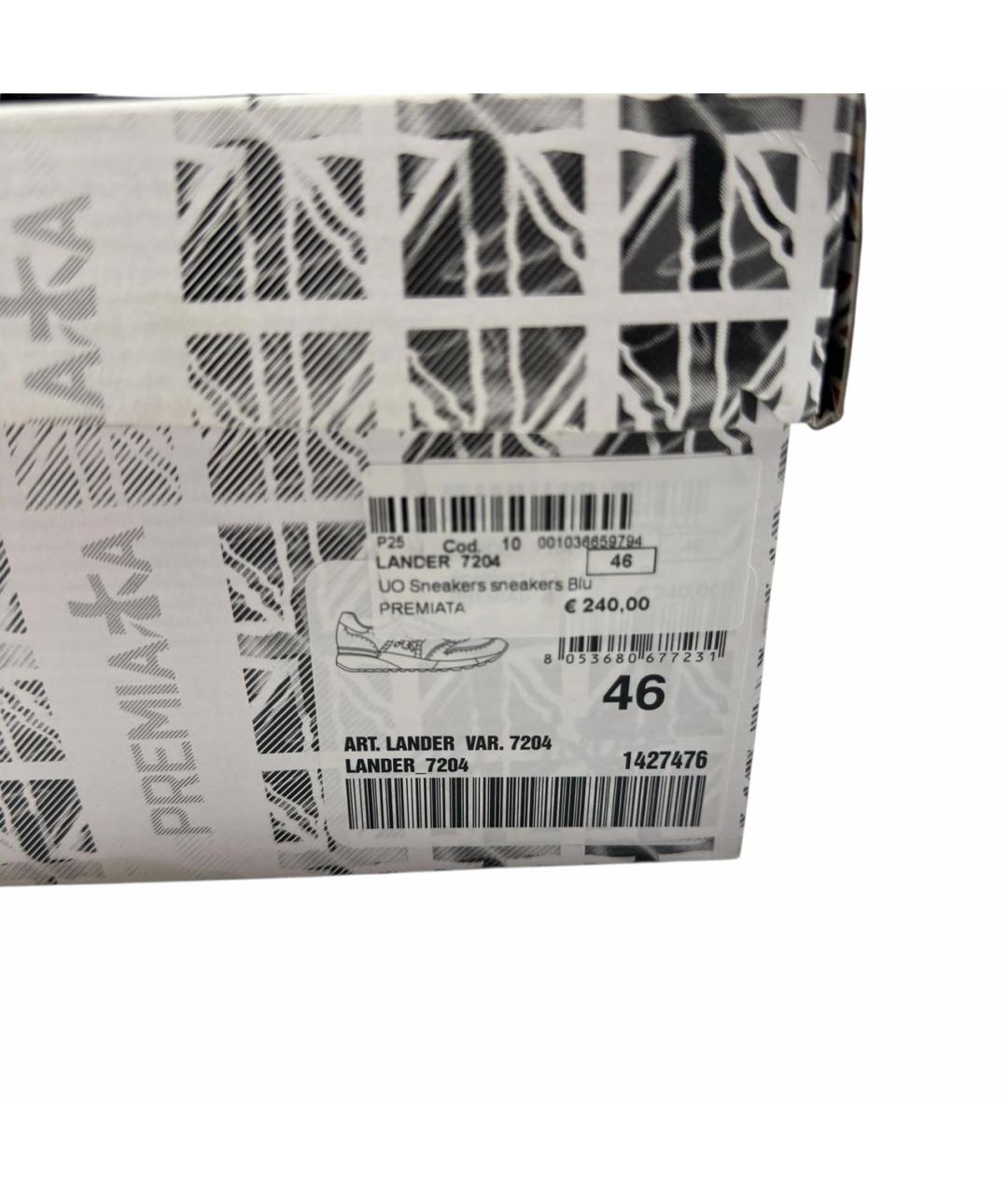 PREMIATA Мульти текстильные низкие кроссовки / кеды, фото 7