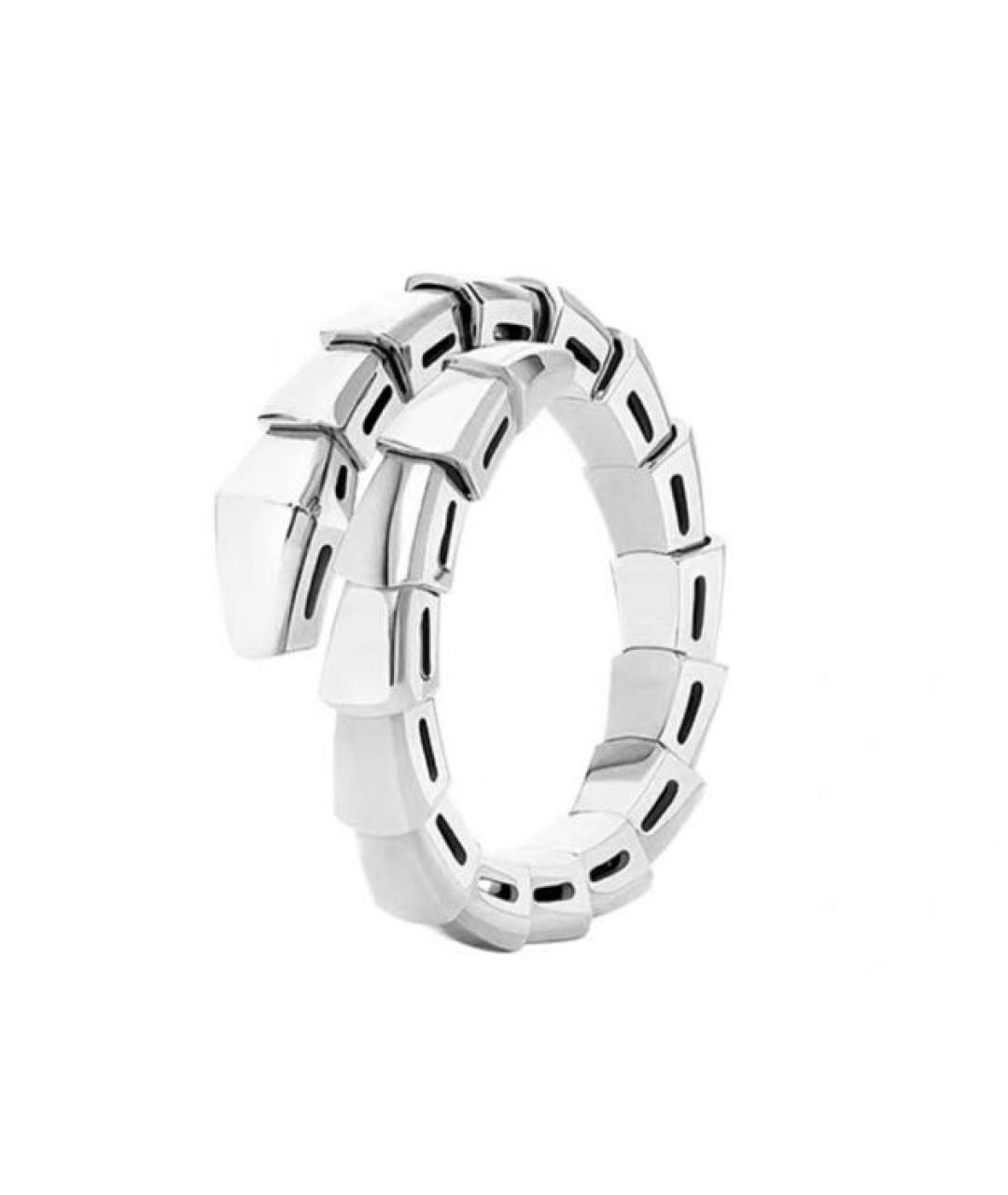 BVLGARI Белое кольцо из белого золота, фото 1