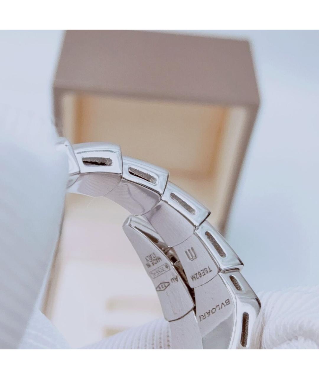 BVLGARI Белое кольцо из белого золота, фото 8