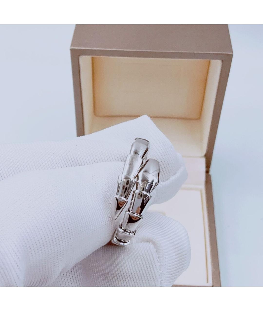 BVLGARI Белое кольцо из белого золота, фото 4