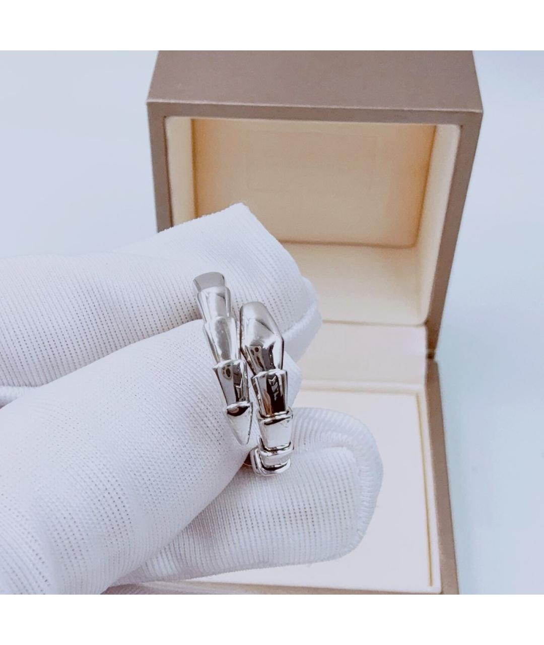 BVLGARI Белое кольцо из белого золота, фото 5