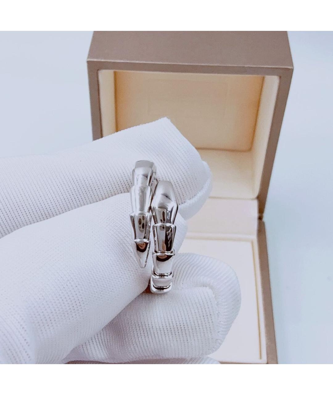 BVLGARI Белое кольцо из белого золота, фото 2