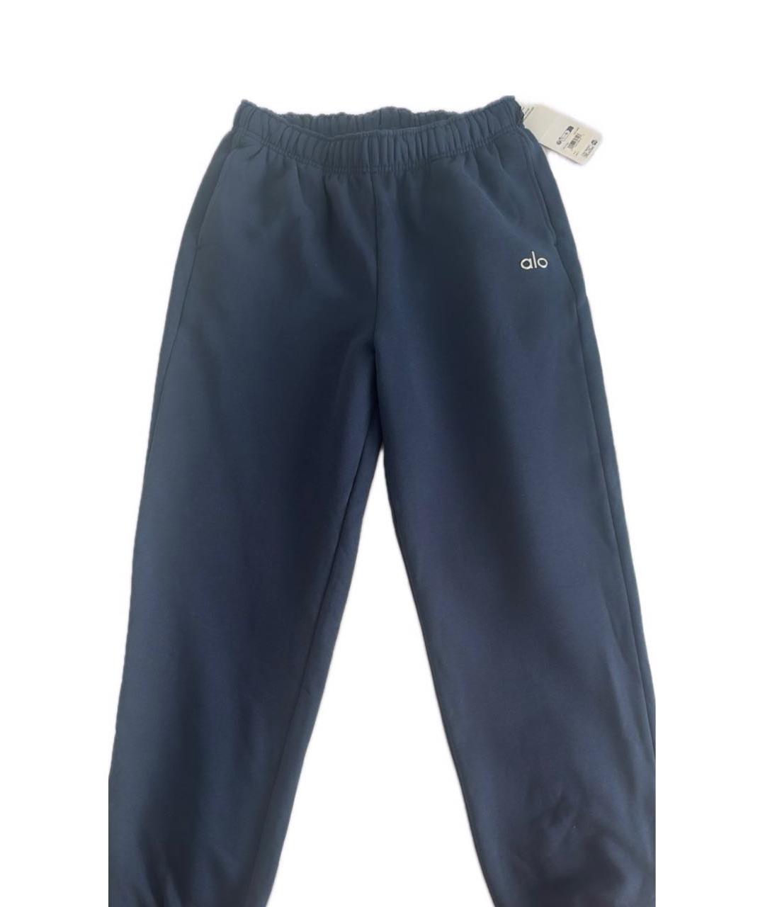 ALO YOGA Темно-синий полиэстеровый спортивный костюм, фото 5