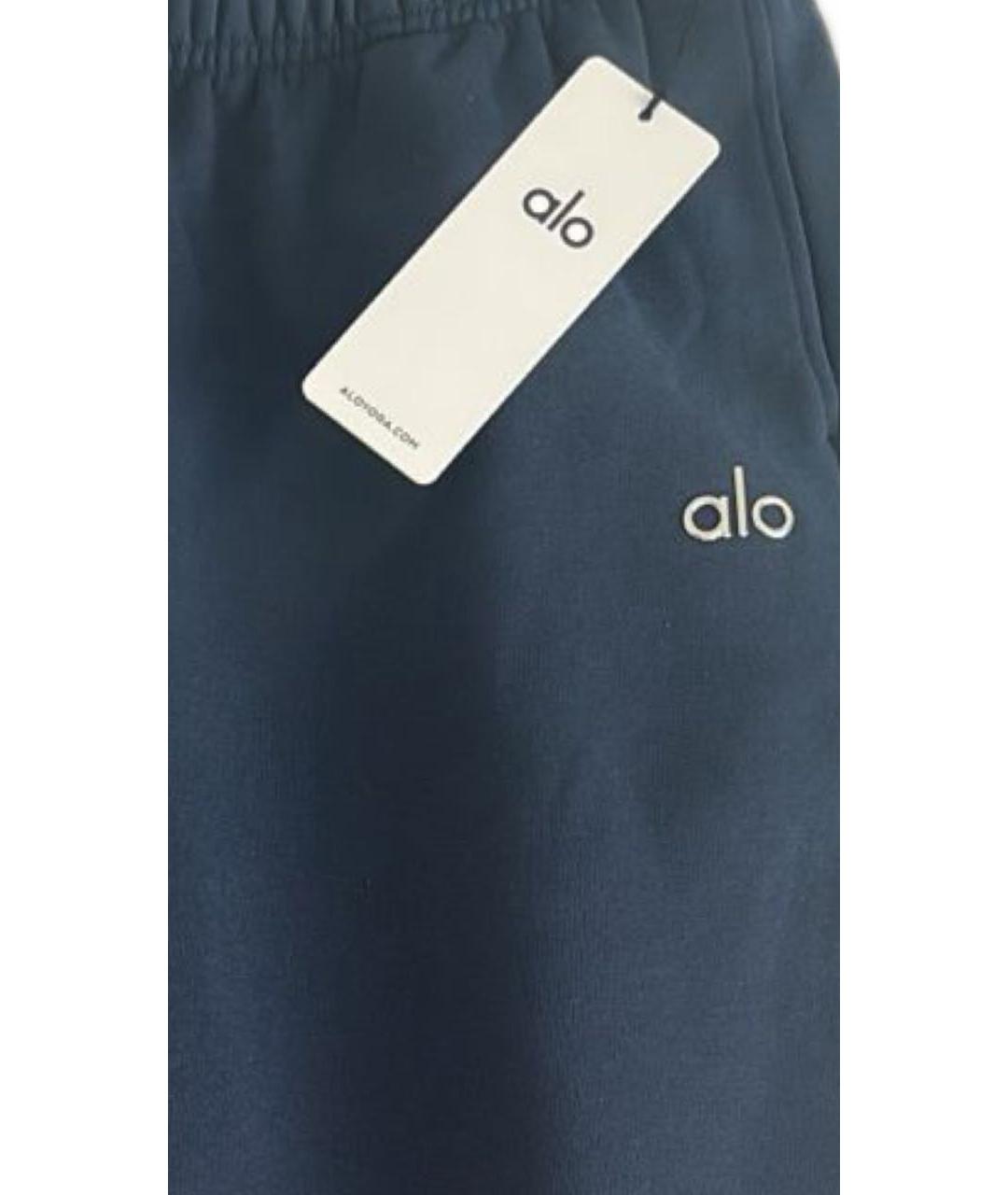 ALO YOGA Темно-синий полиэстеровый спортивный костюм, фото 4