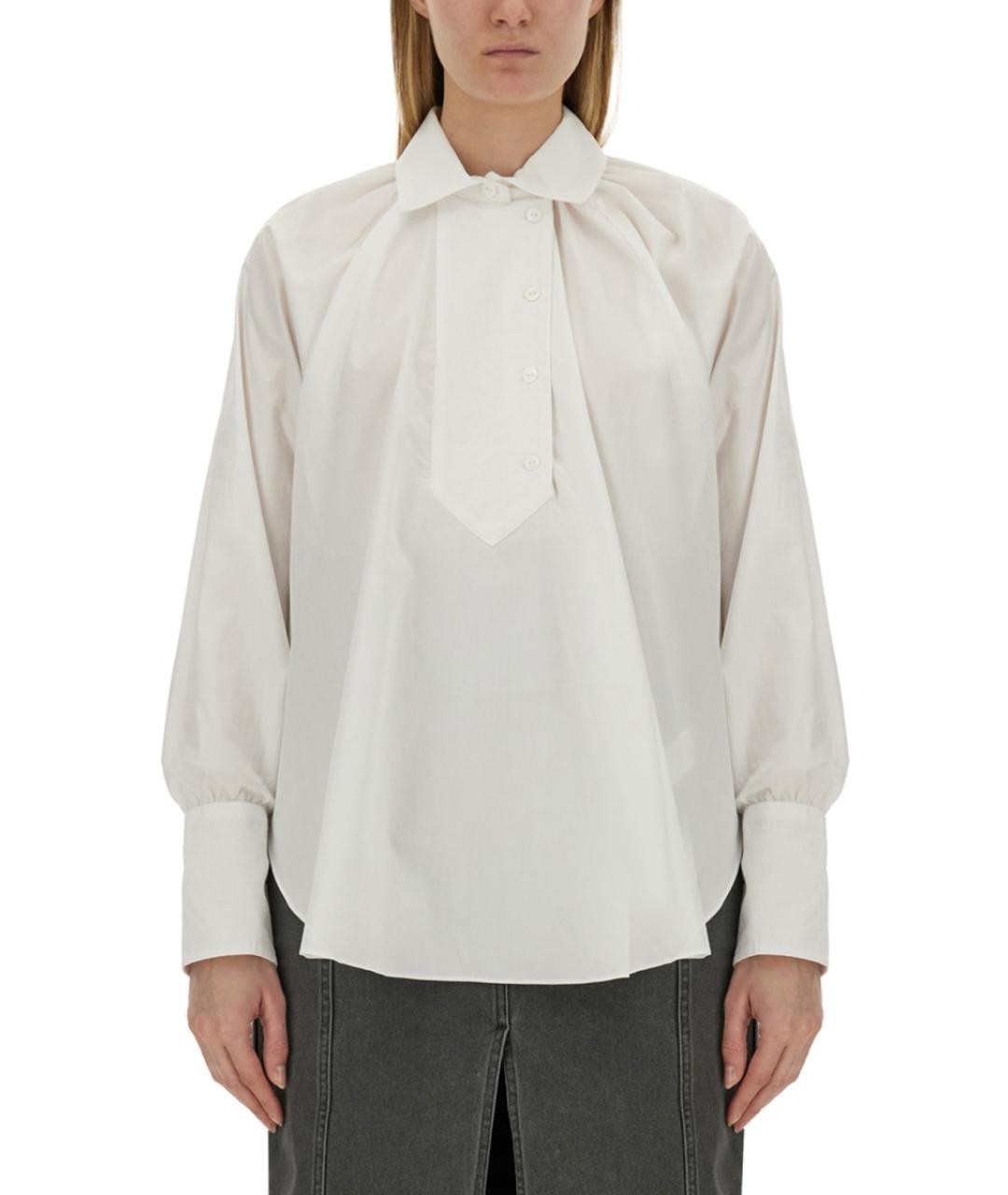 PATOU Белая хлопковая рубашка, фото 5