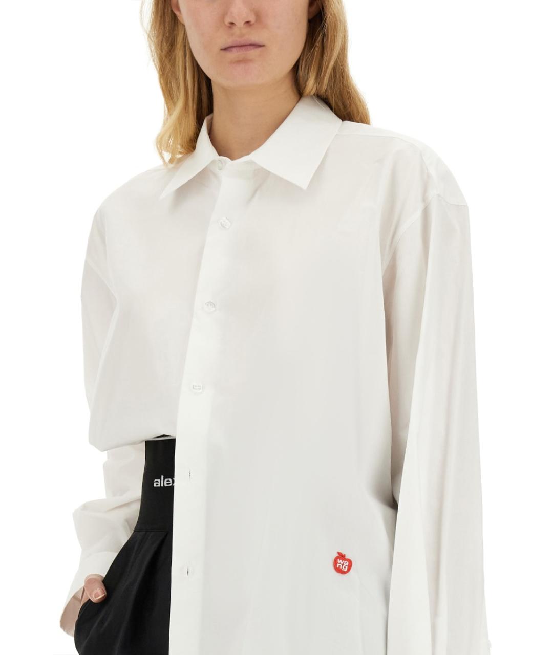 ALEXANDER WANG Белая хлопковая рубашка, фото 5