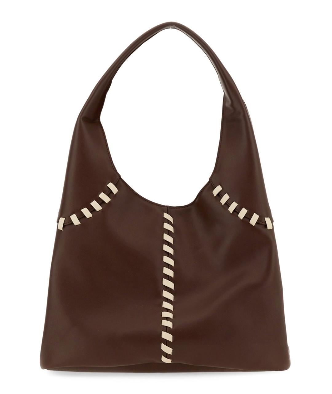 THEMOIRE Коричневая сумка через плечо из искусственной кожи, фото 1