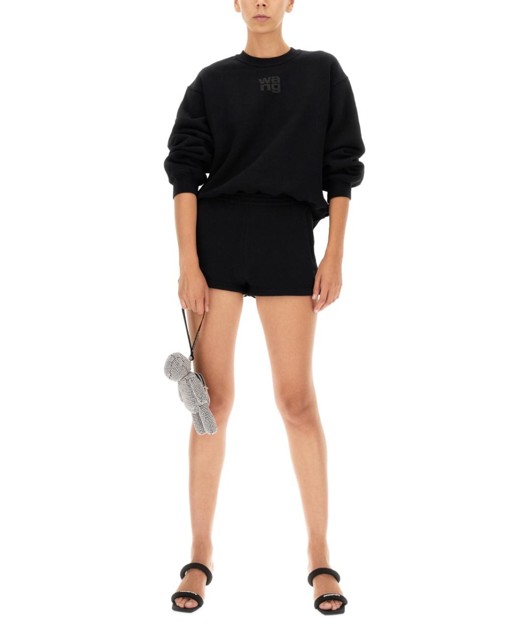 ALEXANDER WANG Черные хлопковые шорты, фото 2