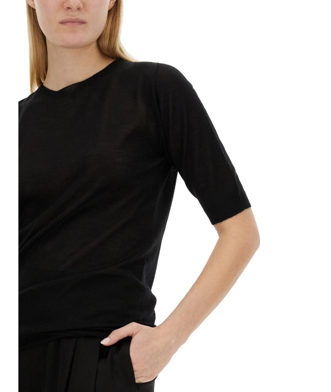 FABIANA FILIPPI Черный кашемировый джемпер / свитер, фото 4