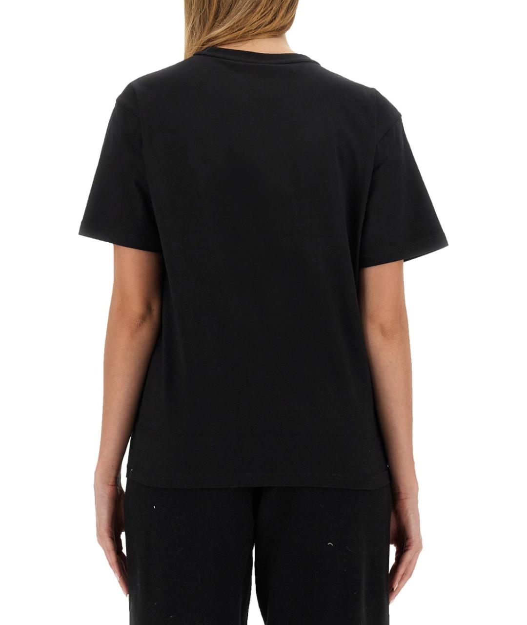 ALEXANDER WANG Черная хлопковая футболка, фото 4