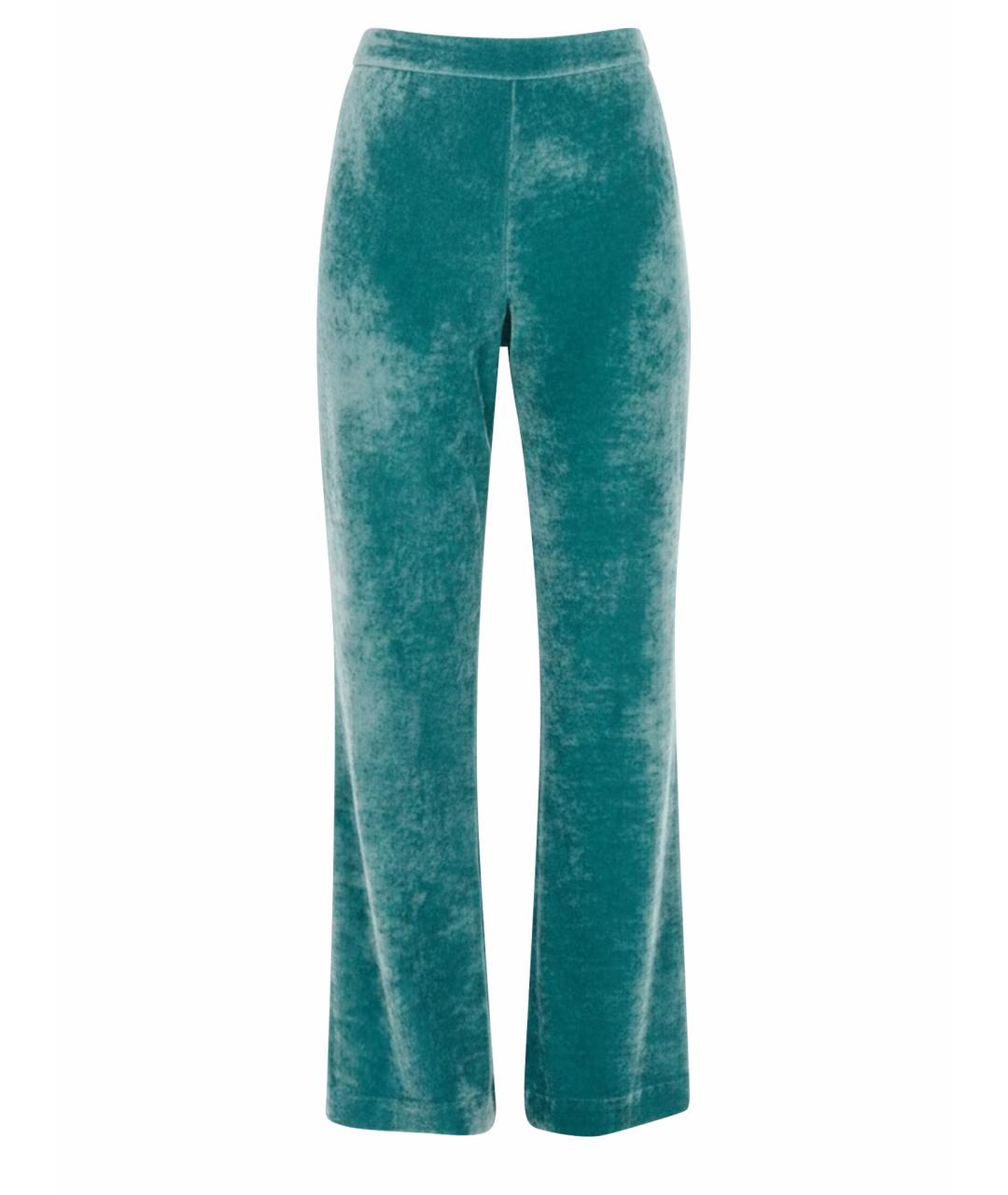 JIL SANDER Голубые полиамидовые прямые брюки, фото 1