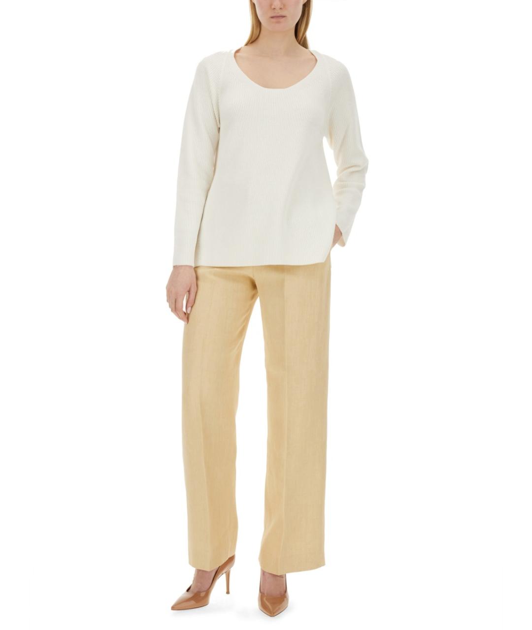 FABIANA FILIPPI Белый шерстяной джемпер / свитер, фото 2